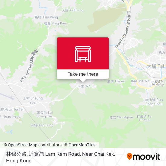 林錦公路, 近寨乪 Lam Kam Road, Near Chai Kek map