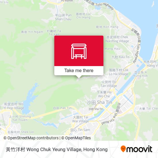 黃竹洋村 Wong Chuk Yeung Village map