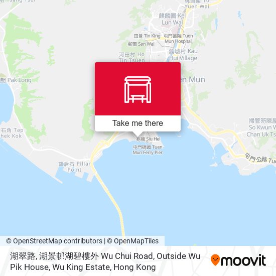 湖翠路, 湖景邨湖碧樓外 Wu Chui Road, Outside Wu Pik House, Wu King Estate map