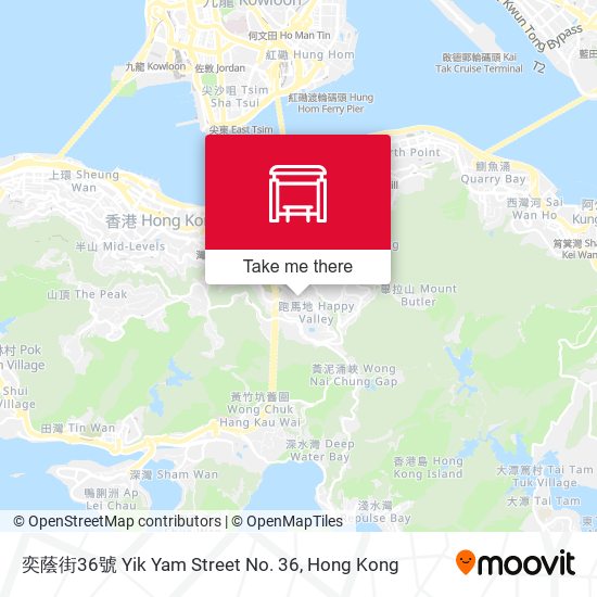 奕蔭街36號 Yik Yam Street No. 36 map