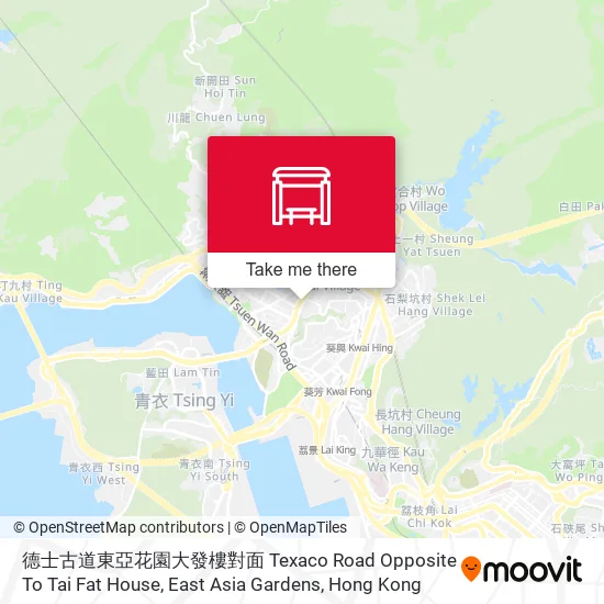 德士古道東亞花園大發樓對面 Texaco Road Opposite To Tai Fat House, East Asia Gardens地圖