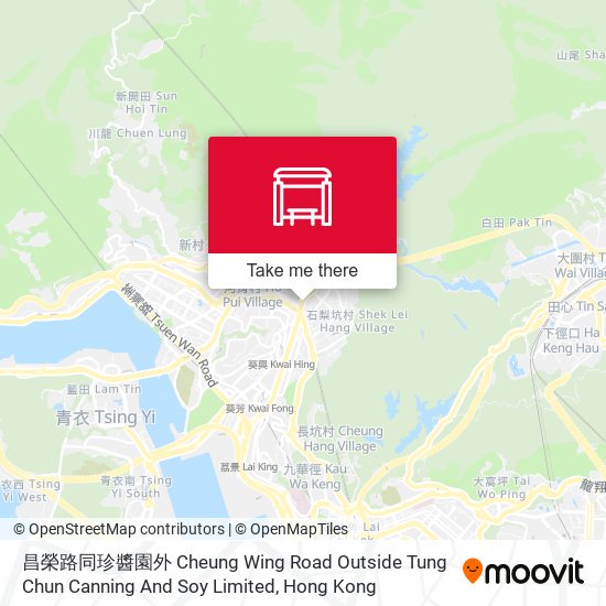 昌榮路同珍醬園外 Cheung Wing Road Outside Tung Chun Canning And Soy Limited map