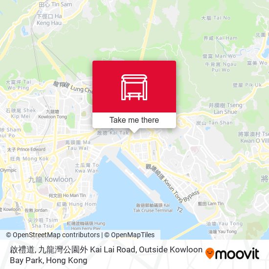啟禮道, 九龍灣公園外 Kai Lai Road, Outside Kowloon Bay Park map