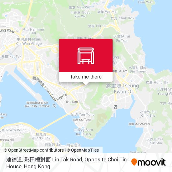 連德道, 彩田樓對面 Lin Tak Road, Opposite Choi Tin House map