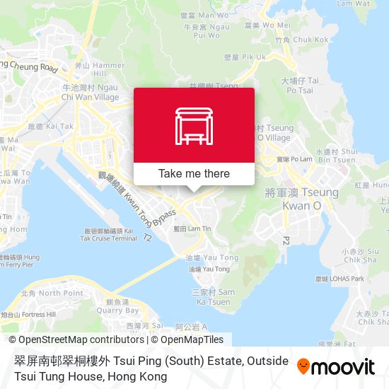 翠屏南邨翠桐樓外 Tsui Ping (South) Estate, Outside Tsui Tung House地圖