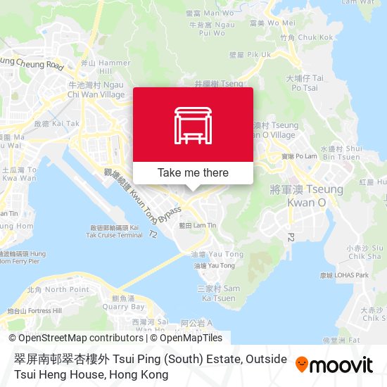 翠屏南邨翠杏樓外 Tsui Ping (South) Estate, Outside Tsui Heng House map