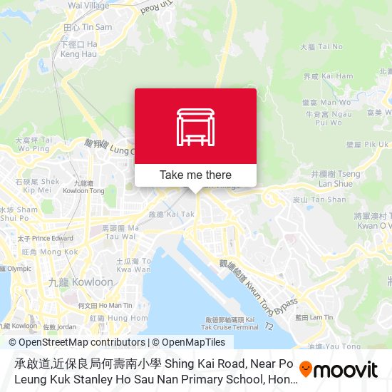 承啟道,近保良局何壽南小學 Shing Kai Road, Near Po Leung Kuk Stanley Ho Sau Nan Primary School map