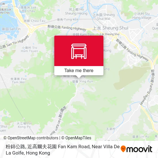 粉錦公路, 近高爾夫花園 Fan Kam Road, Near Villa De La Golfe地圖