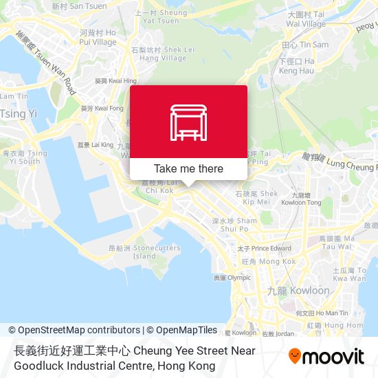 長義街近好運工業中心 Cheung Yee Street Near Goodluck Industrial Centre map