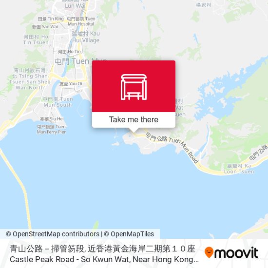 青山公路－掃管笏段, 近香港黃金海岸二期第１０座 Castle Peak Road - So Kwun Wat, Near Hong Kong Gold Coast Phase II Tower 10 map