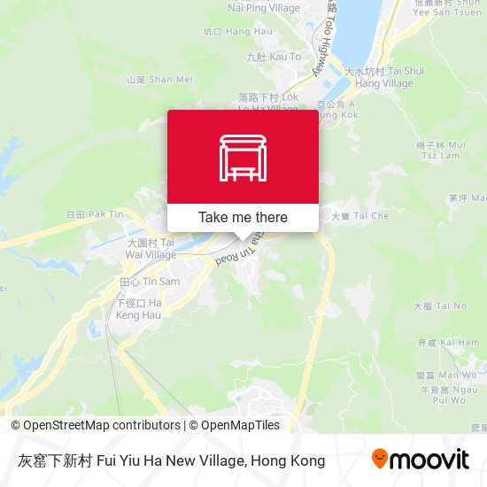 灰窰下新村 Fui Yiu Ha New Village map