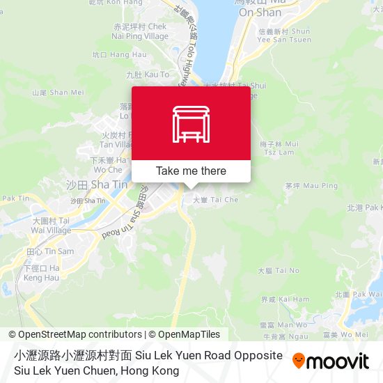 小瀝源路小瀝源村對面 Siu Lek Yuen Road Opposite Siu Lek Yuen Chuen地圖