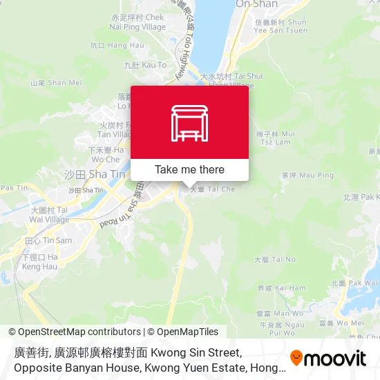 廣善街, 廣源邨廣榕樓對面 Kwong Sin Street, Opposite Banyan House, Kwong Yuen Estate map
