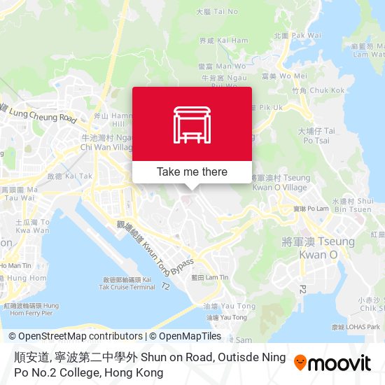 順安道, 寧波第二中學外 Shun on Road, Outisde Ning Po No.2 College map