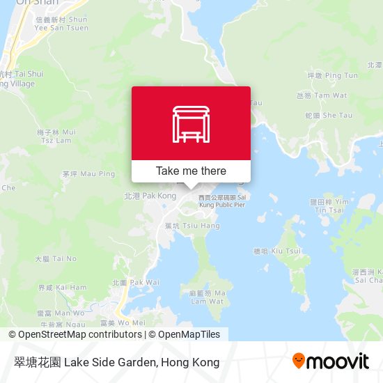 翠塘花園 Lake Side Garden map
