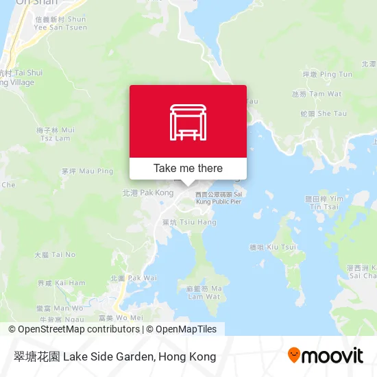 翠塘花園 Lake Side Garden map
