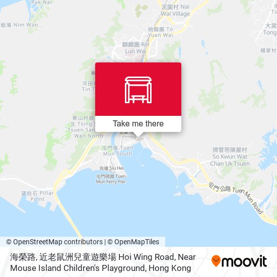 海榮路,　近　老鼠洲兒童遊樂場 Hoi Wing Road, Near Mouse Island Children's Playground map