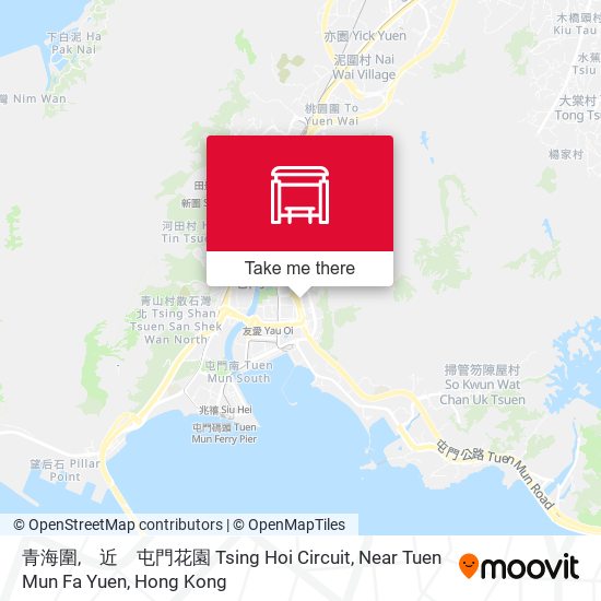 青海圍,　近　屯門花園 Tsing Hoi Circuit, Near Tuen Mun Fa Yuen map