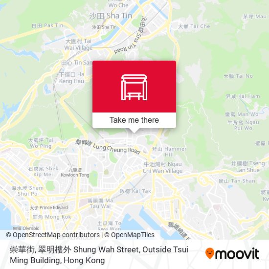 崇華街, 翠明樓外 Shung Wah Street, Outside Tsui Ming Building地圖