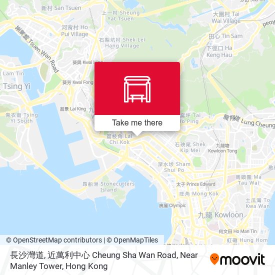 長沙灣道, 近萬利中心 Cheung Sha Wan Road, Near Manley Tower map