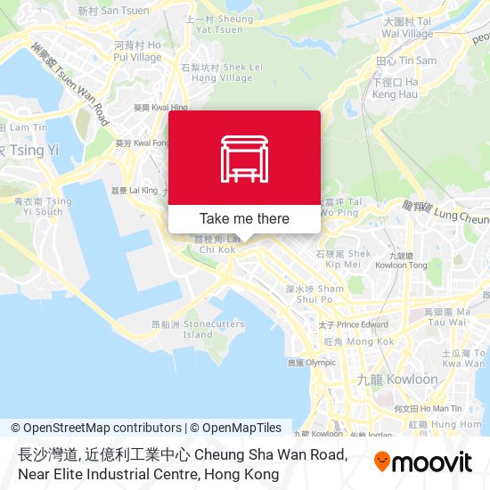 長沙灣道, 近億利工業中心 Cheung Sha Wan Road, Near Elite Industrial Centre map