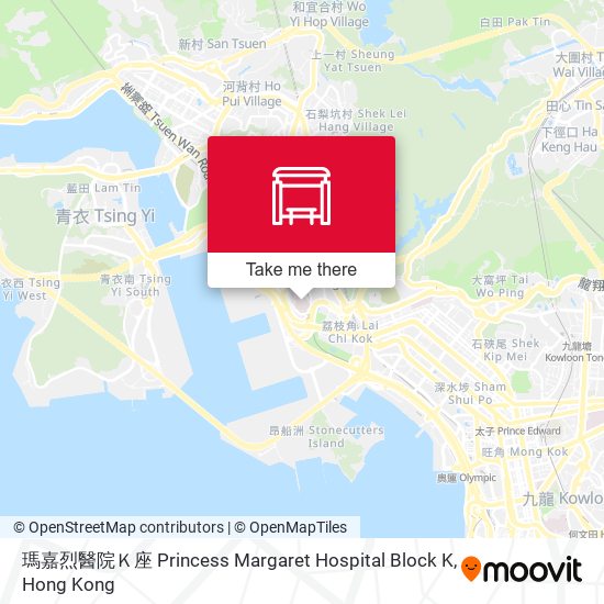 瑪嘉烈醫院Ｋ座 Princess Margaret Hospital Block K map