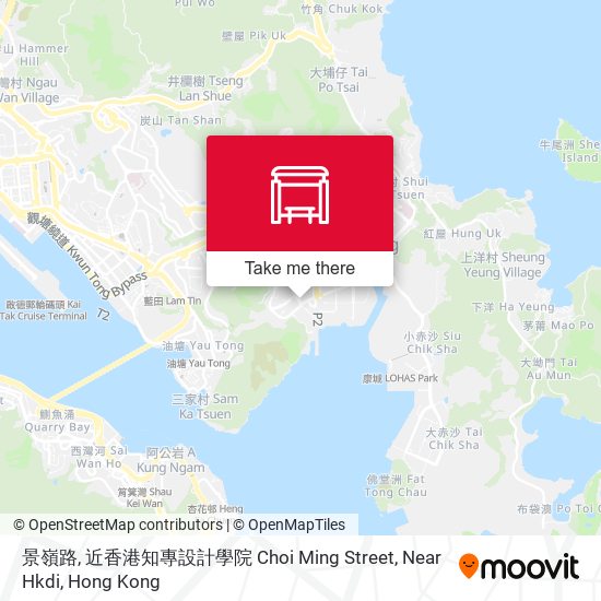 景嶺路, 近香港知專設計學院 Choi Ming Street, Near Hkdi map