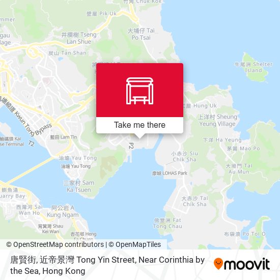 唐賢街, 近帝景灣 Tong Yin Street, Near Corinthia by the Sea map