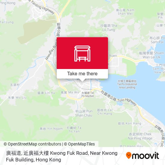 廣福道, 近廣福大樓 Kwong Fuk Road, Near Kwong Fuk Building map
