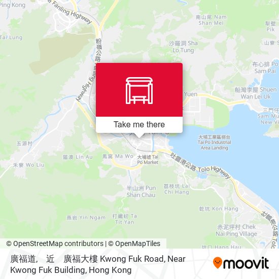 廣福道,　近　廣福大樓 Kwong Fuk Road, Near Kwong Fuk Building map