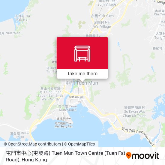 屯門市中心(屯發路) Tuen Mun Town Centre (Tuen Fat Road) map