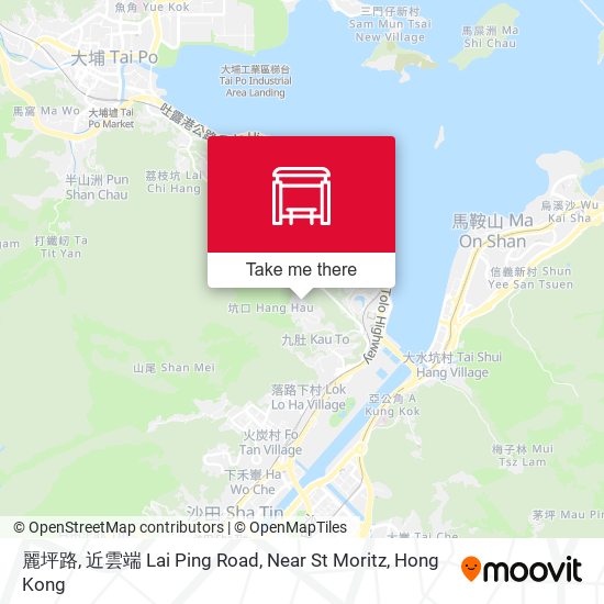 麗坪路, 近雲端 Lai Ping Road, Near St Moritz map