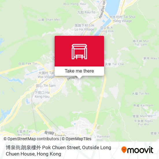 博泉街,朗泉樓外 Pok Chuen Street, Outside Long Chuen House map