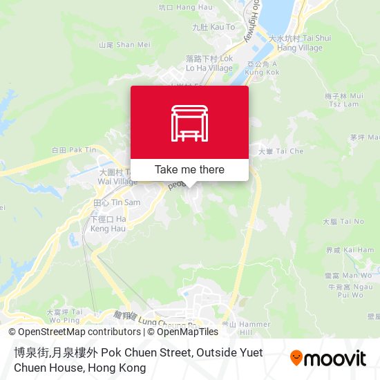 博泉街,月泉樓外 Pok Chuen Street, Outside Yuet Chuen House map