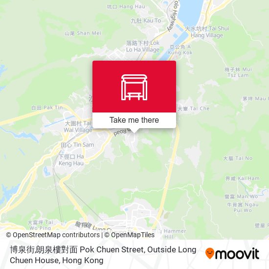 博泉街,朗泉樓對面 Pok Chuen Street, Outside Long Chuen House map