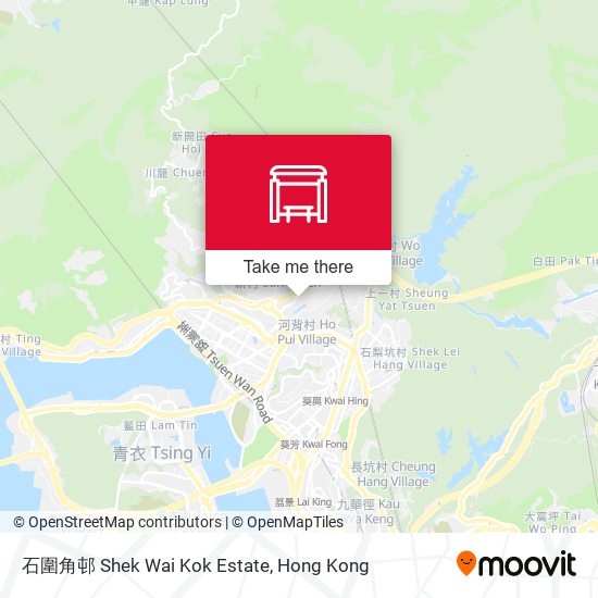石圍角邨 Shek Wai Kok Estate map