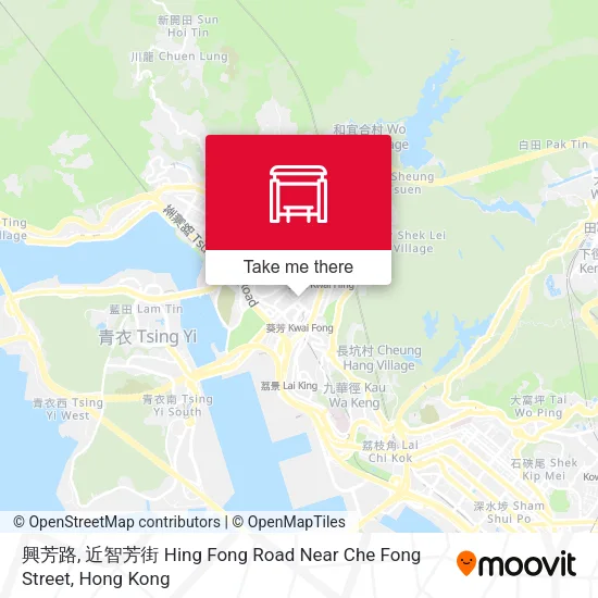 興芳路, 近智芳街  Hing Fong Road Near Che Fong Street地圖