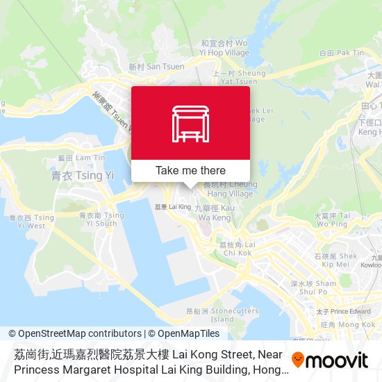 荔崗街,近瑪嘉烈醫院荔景大樓 Lai Kong Street, Near Princess Margaret Hospital Lai King Building地圖