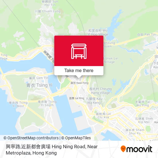 興寧路,近新都會廣場 Hing Ning Road, Near Metroplaza地圖