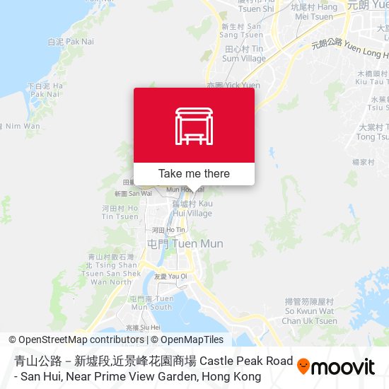 青山公路－新墟段,近景峰花園商場 Castle Peak Road - San Hui, Near Prime View Garden map