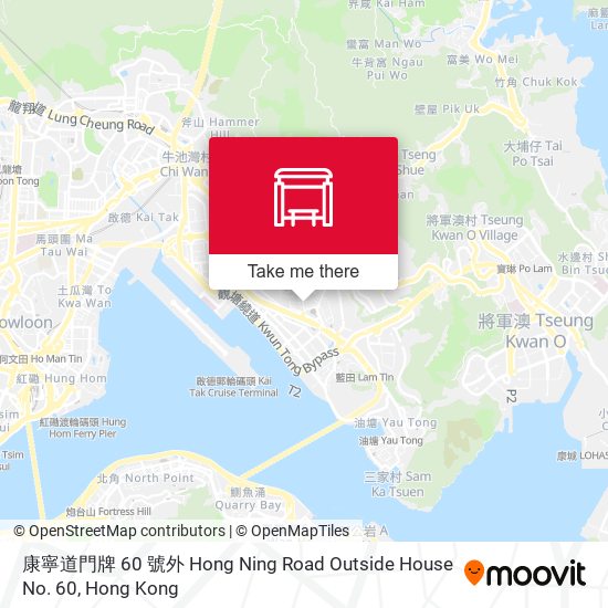 康寧道門牌 60 號外 Hong Ning Road Outside House No. 60地圖