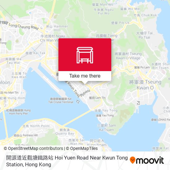 開源道近觀塘鐵路站 Hoi Yuen Road Near Kwun Tong Station map
