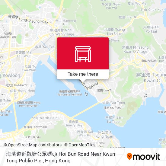 海濱道近觀塘公眾碼頭 Hoi Bun Road Near Kwun Tong Public Pier map