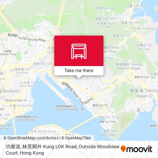 功樂道, 林景閣外 Kung LOK Road, Outside Woodview Court map