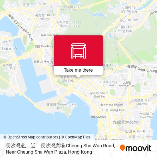 長沙灣道,　近　長沙灣廣場 Cheung Sha Wan Road, Near Cheung Sha Wan Plaza map