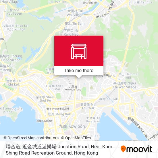 聯合道, 近金城道遊樂場 Junction Road, Near Kam Shing Road Recreation Ground map