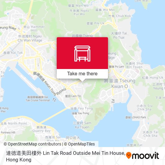 連德道美田樓外 Lin Tak Road Outside Mei Tin House map