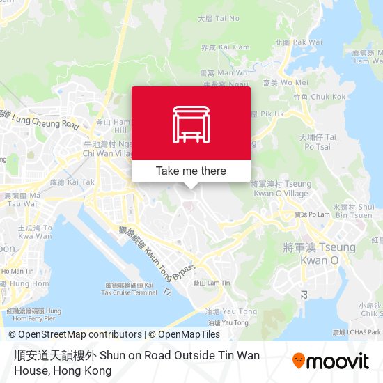 順安道天韻樓外 Shun on Road Outside Tin Wan House map