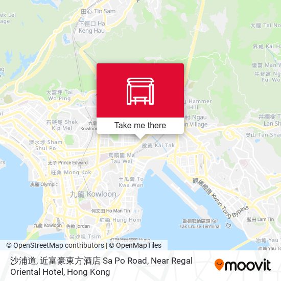 沙浦道, 近富豪東方酒店 Sa Po Road, Near Regal Oriental Hotel map