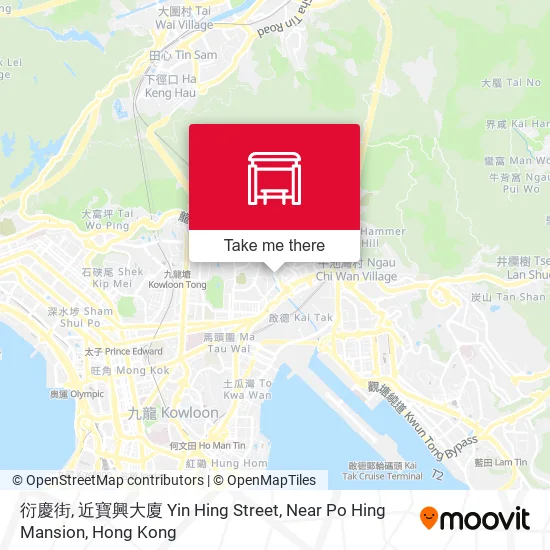 衍慶街, 近寶興大廈 Yin Hing Street, Near Po Hing Mansion地圖